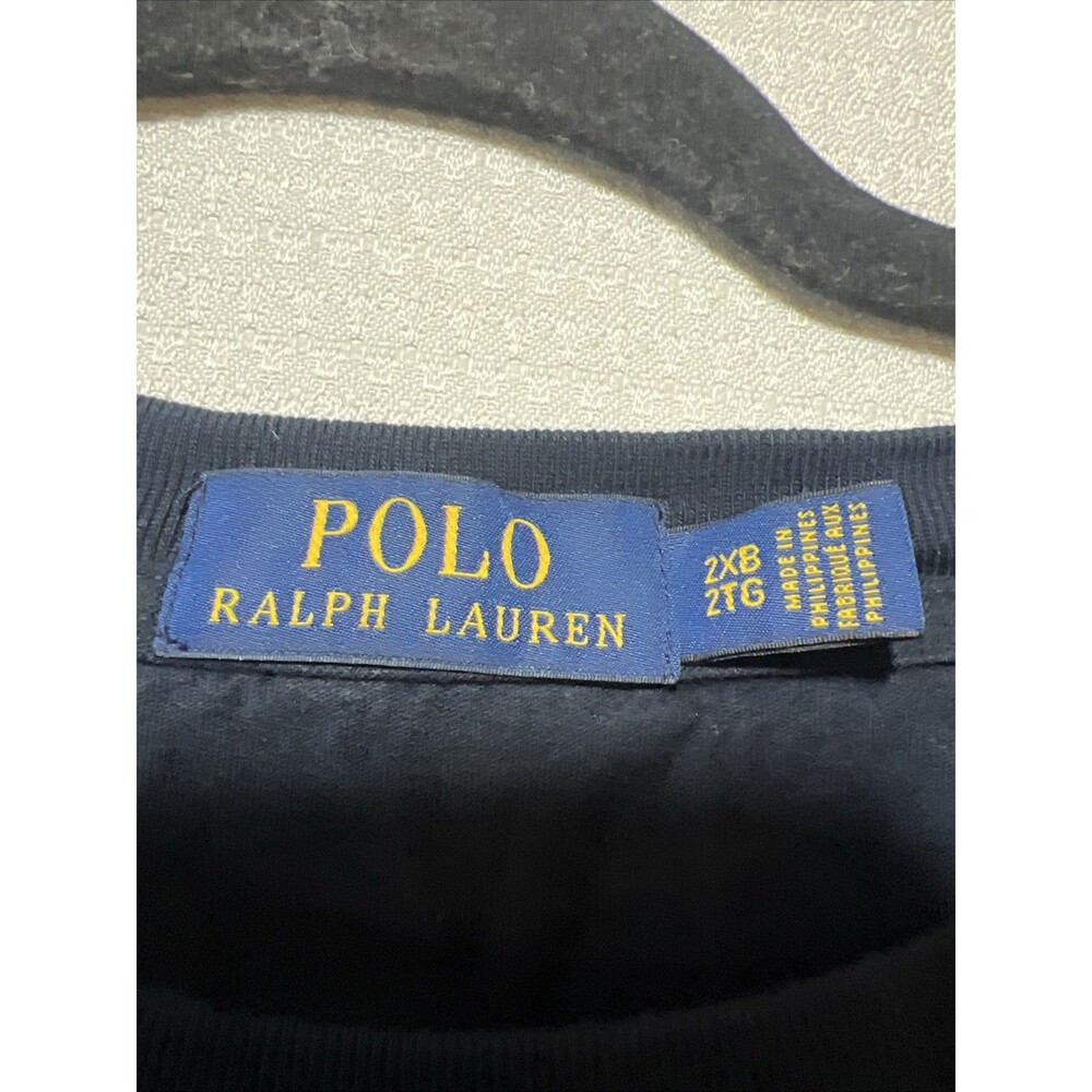 Polo Ralph Lauren Shirt Men 2XB 2TG Blue Classic Fit USA Flag POLO Graphic Tee - Picture 4 of 6